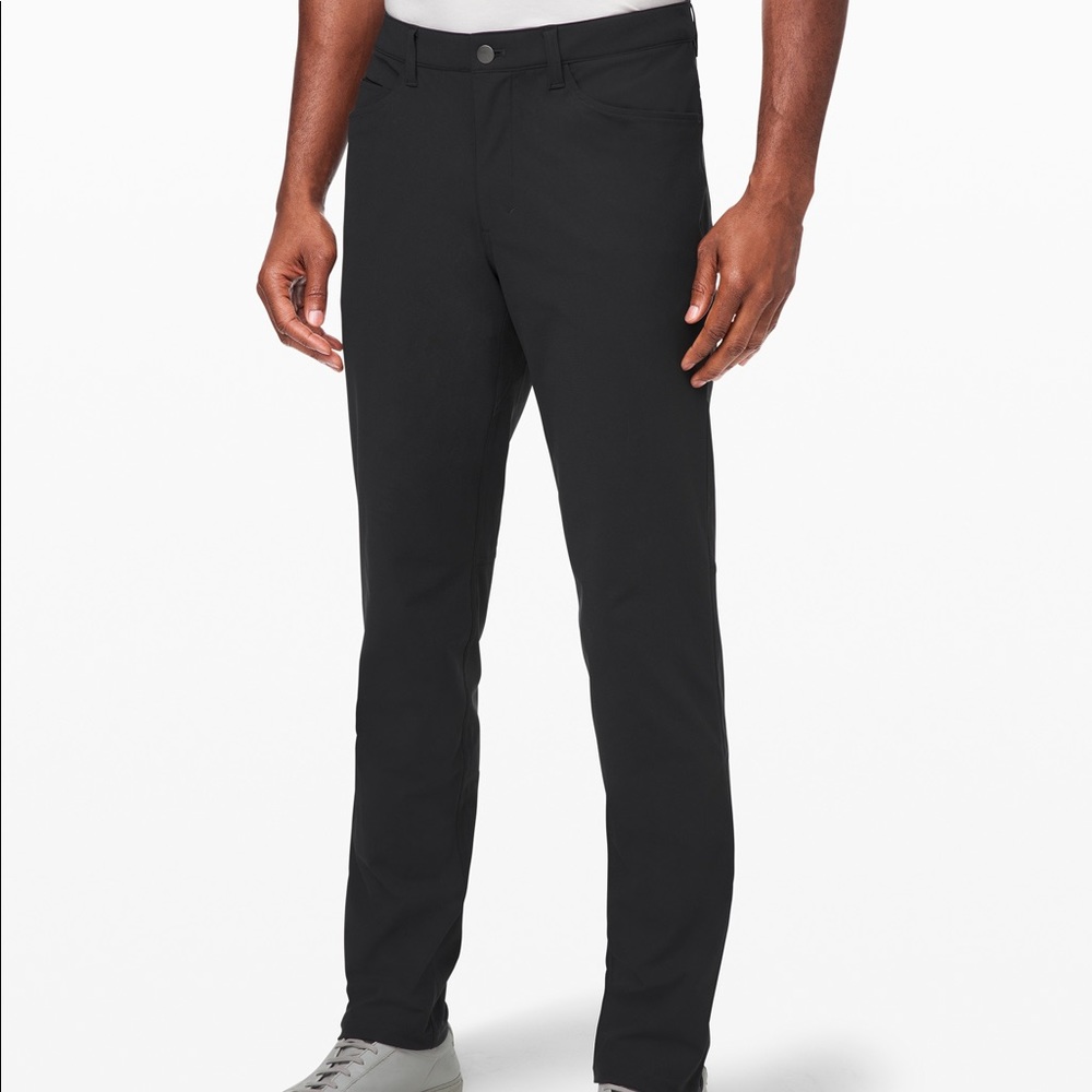 BLACK LULULEMON ABC PANTS